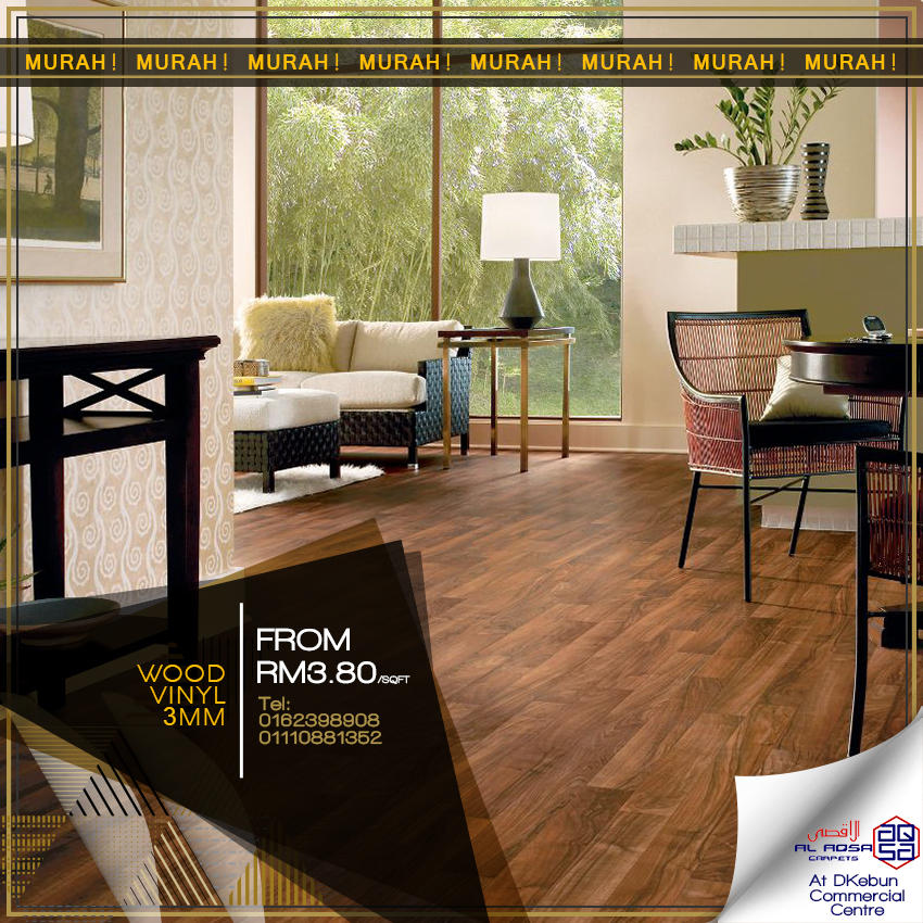 AlAqsa Carpets at Dkebun Commercial Centre Lowest Price Guaranteed Wood Vinyl 3