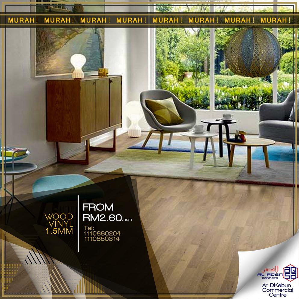 AlAqsa Carpets Showroom at Dkebun Commercial Centre Lantai Kayu Murah  AlaqsaCarpets