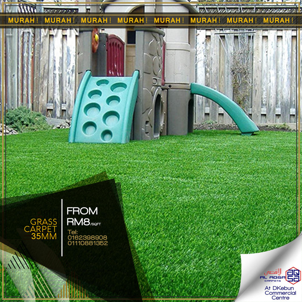 AlAqsa Carpets at Dkebun Commercial Centre Lowest Price Guaranteed  Karpet Rumput Murah grass carpet    AlaqsaCarpets