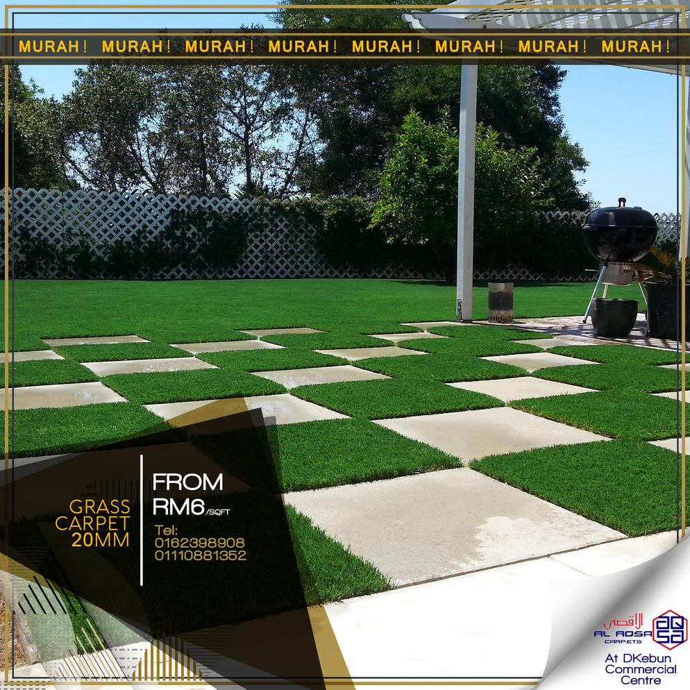 AlAqsa Carpets Showroom at Dkebun Commercial Centre Lowest Price Guaranteed Karpet Rumput  Murah grass carpet   AlaqsaCarpets