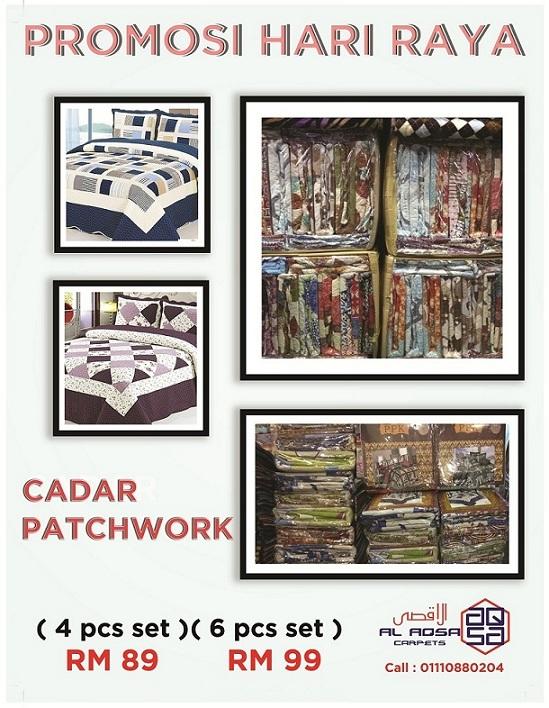 AlAqsa Carpets Showroom at Dkebun Commercial Centre Lowest Price Guaranteed Cadar Patchwork  AlaqsaCarpet
