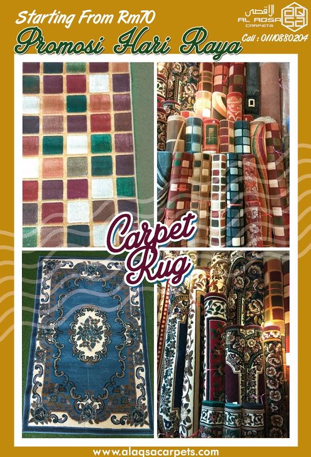AlAqsa Carpets Showroom at Dkebun Commercial Centre Lowest Price Guaranteed Carpet Rug Murah  AlaqsaCarpet