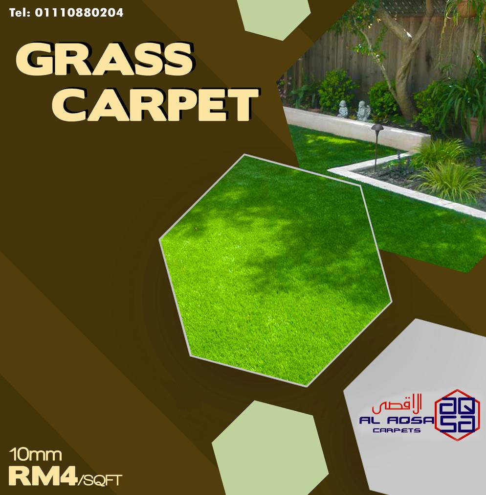 Alaqsa Carpets at Dkebun Commecial Centre Showroom Grass Carpet 10MM  AlaqsaCarpets