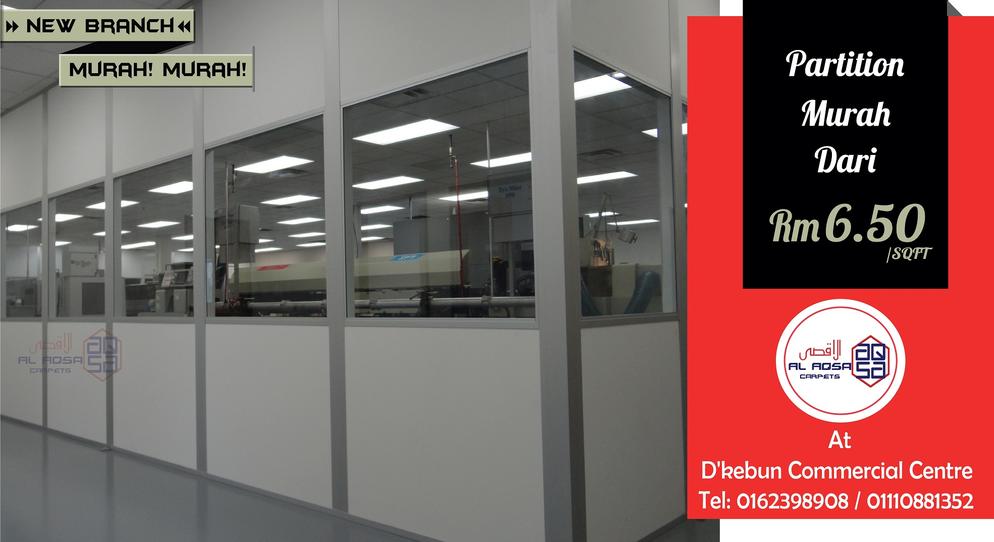 Office Partition Partition pejabat  Alaqsacarpets