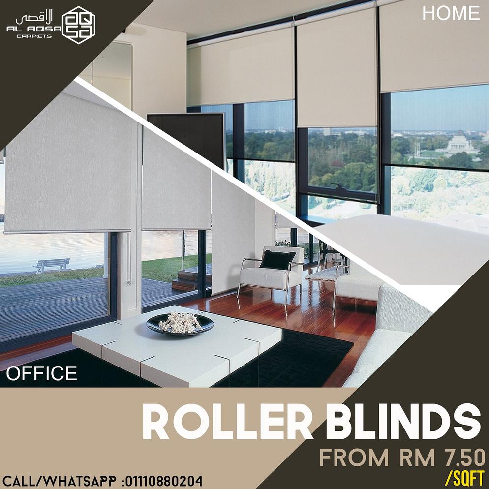 Roller Blinds Bidai roller  Alaqsacarpets