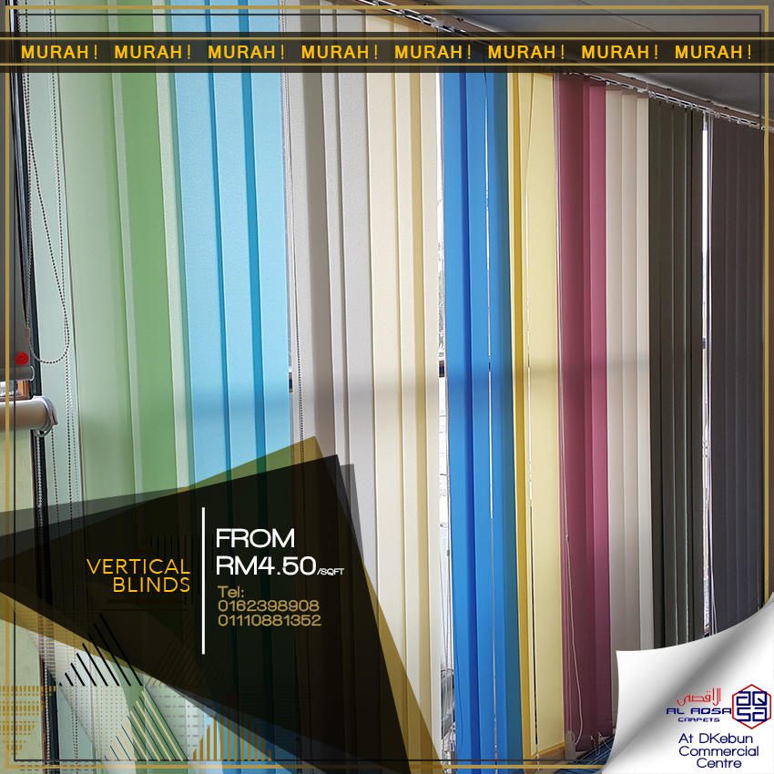 Vertical Blinds Bidai vertical  Alaqsacarpets