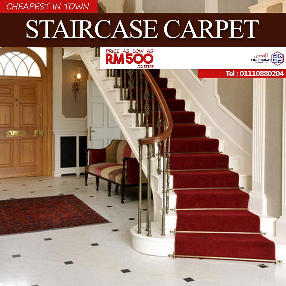 Staircase Carpet Karpet tangga  Alaqsacarpets