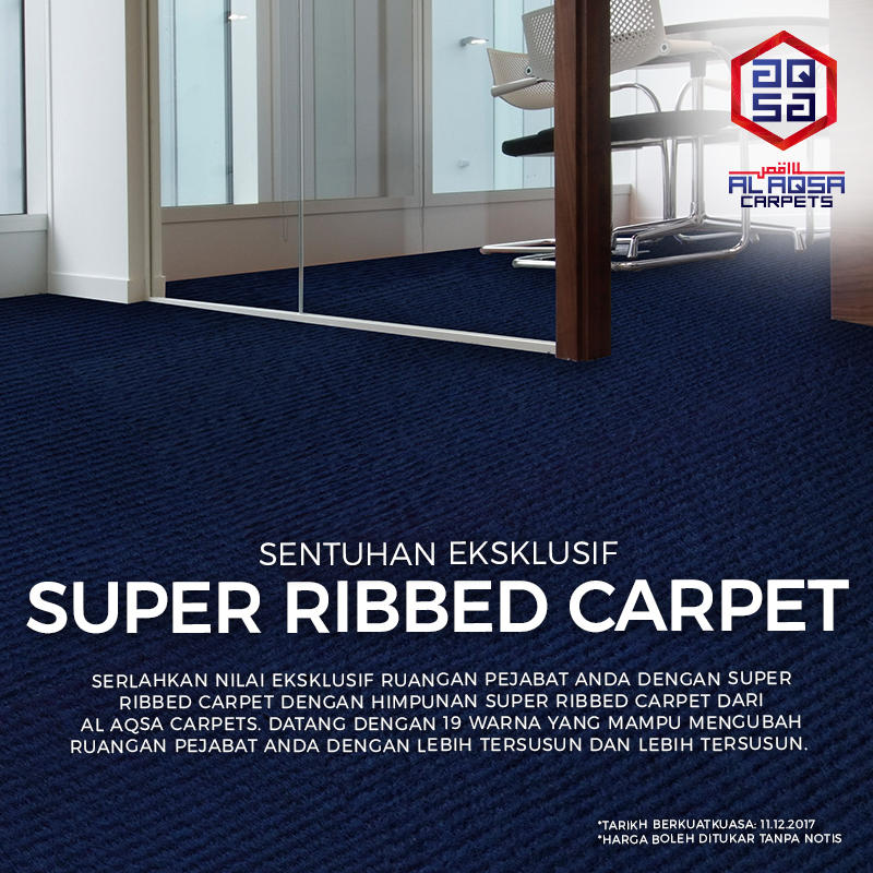 ALAQSA CARPETS SUPER RIBBED CARPET (COVER)