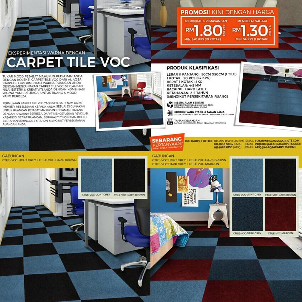 Alaqsa Carpets Carpet Tile Murah