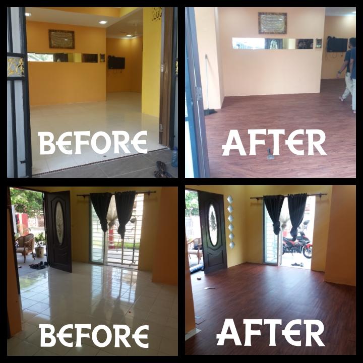 AlAqsa Carpets Showroom at Dkebun Commercial Centre Lowest Price Guaranteed Wood Vinyl BeforeAfter AlaqsaCarpets