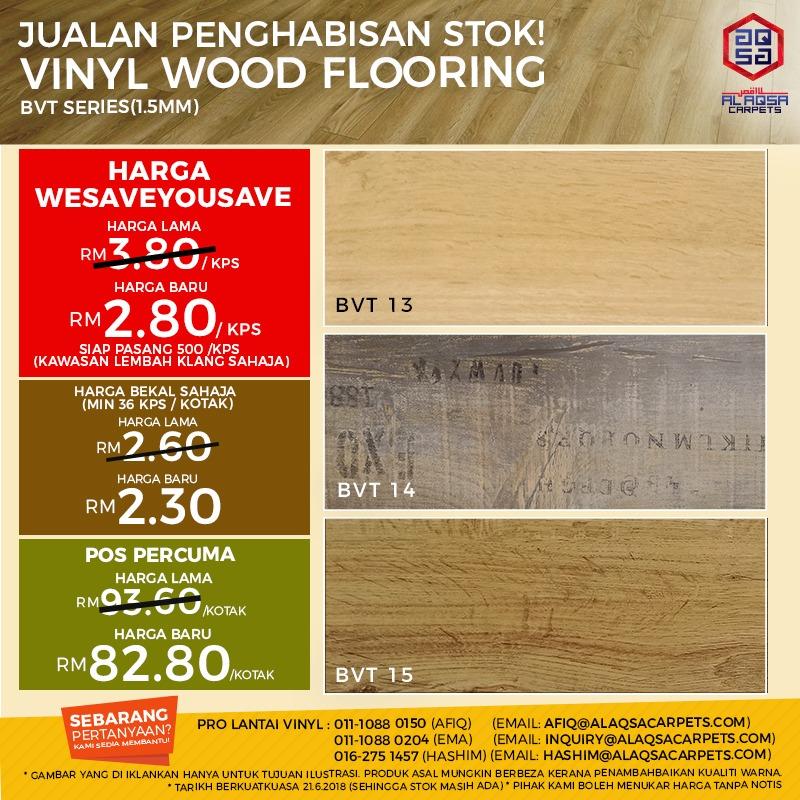 AlAqsa Carpets Showroom at Dkebun Commercial Centre Lowest Price Guaranteed BVT Wood Vinyl   Alaqsaraya2018