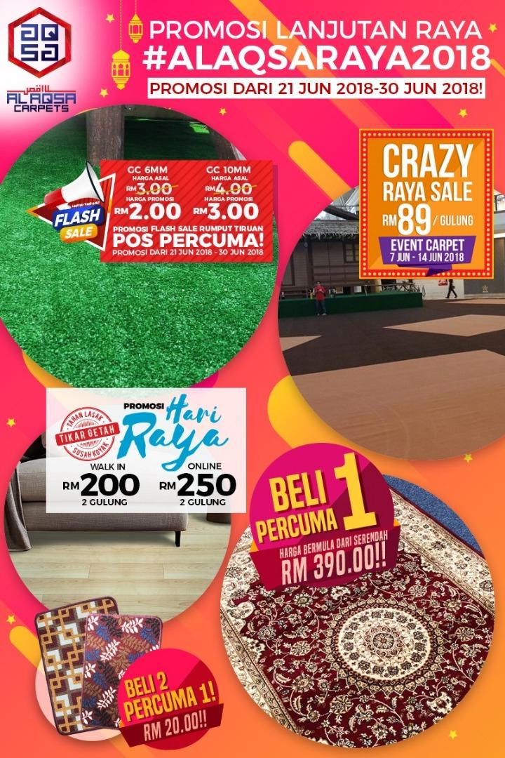 Alaqsa Carpets at DKebun Commercial Centre Murah Promosi  AlaqsaCarpets