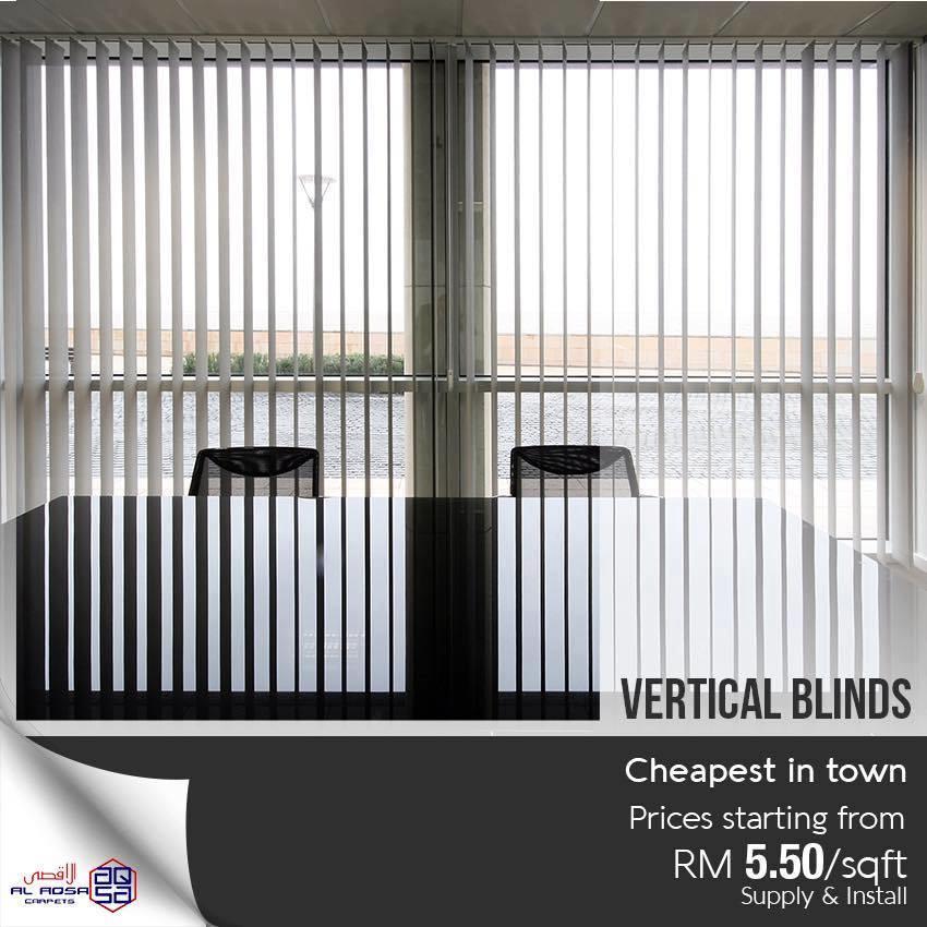 AlAqsa Carpets Showroom at Dkebun Commercial Centre Lowest Price Guaranteed Vertical Blinds Murah  AlaqsaCarpets
