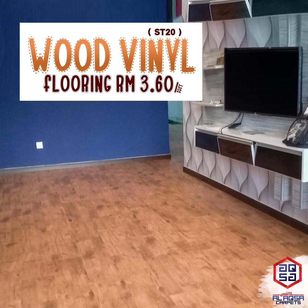 AlAqsa Carpets Showroom at Dkebun Commercial Centre Lowest Price Guaranteed Wood vinyl Murah  AlaqsaCarpets