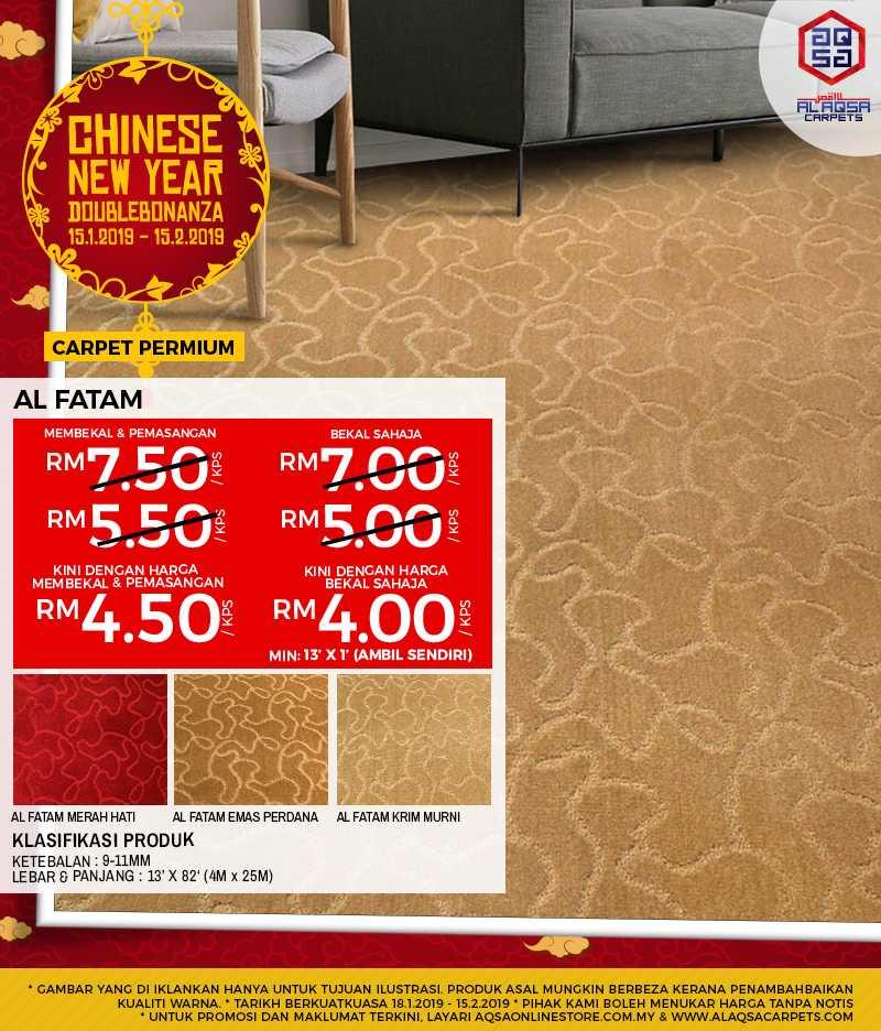  CNY  DOUBLEBONANZA PREMIUM CARPET