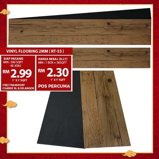 AlAqsa Carpets Showroom at Dkebun Commercial Centre Lowest Price Guaranteed Wood Vinyl CNY Promo  AlaqsaCarpets
