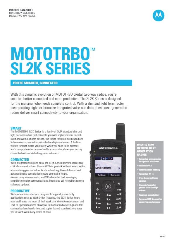 MOTOTRBO SL2K Series