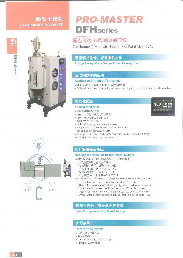 IoT DFH Dehumidifying Dryer (New)