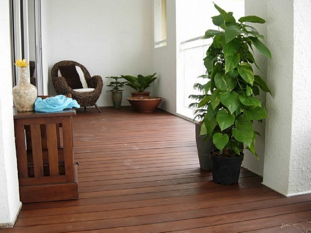 Chengal deck to penthouse balcony