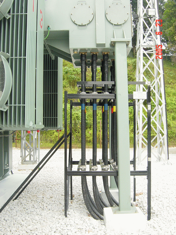 Aluminium Cable Cleats at one of our National Utility Co HV Substations