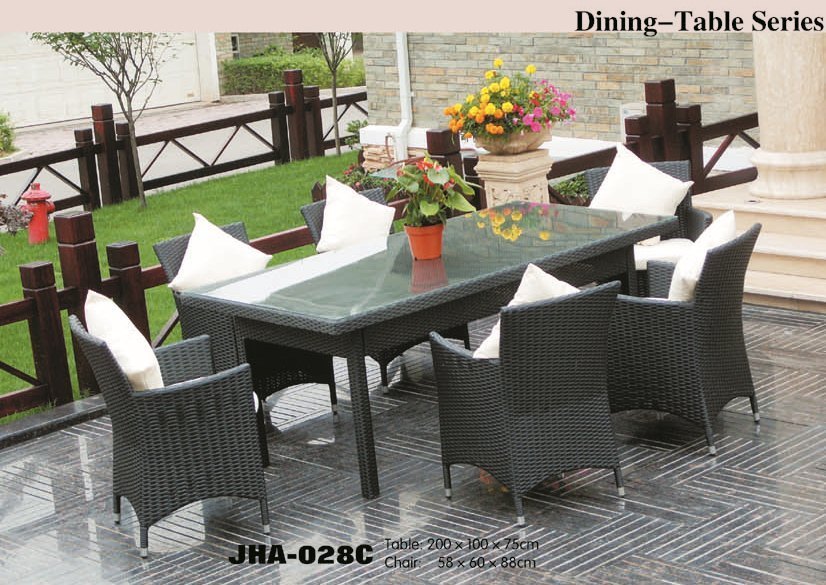 rattan dining furniture.JHA-028C