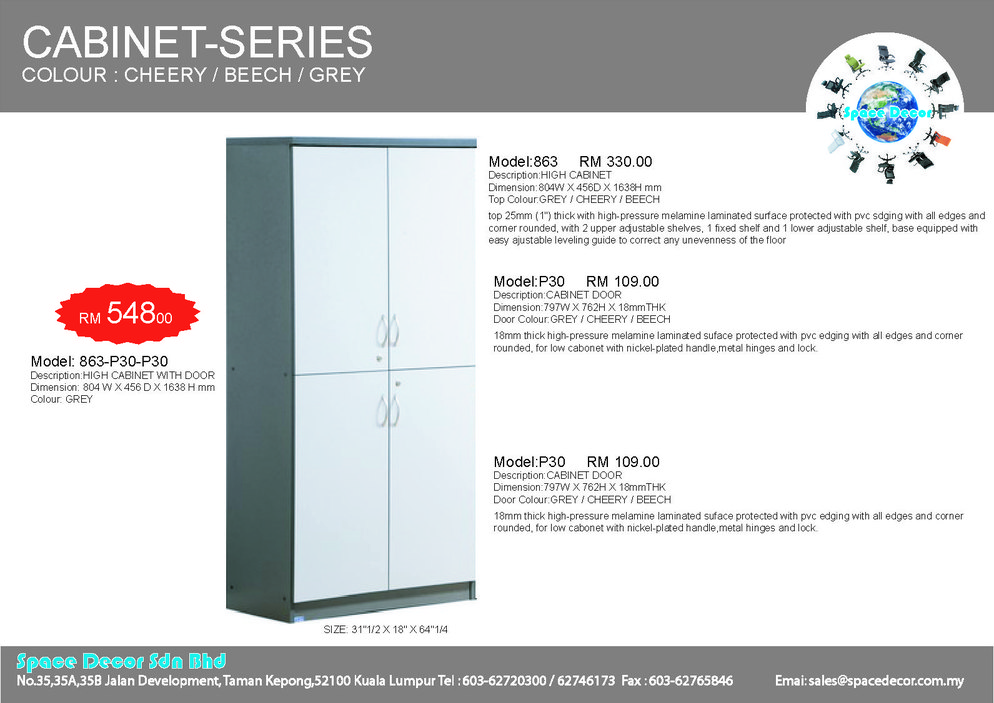 CABINET 863-P30-P30