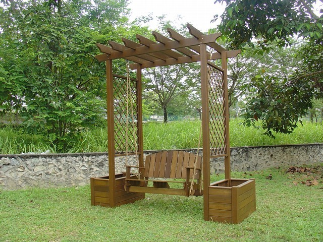 swing with ez-pergola