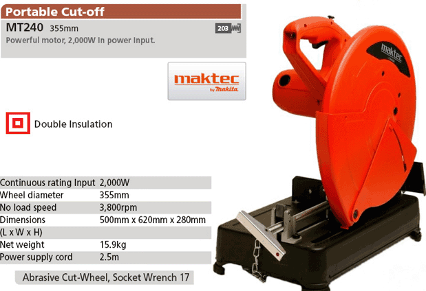 maktec Cutoff machine