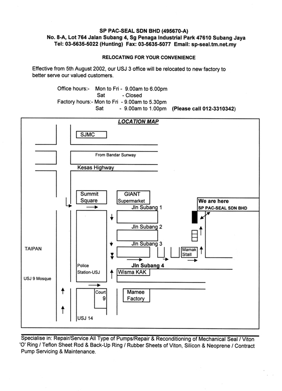 Sp-pac map