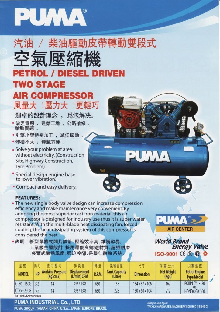 Puma Air compressor engin-type-24737
