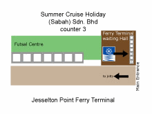 Jesselton Point sales counter