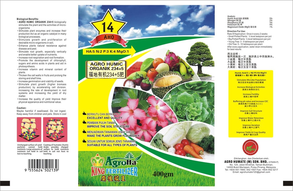 Agro Humic Organic 234+5