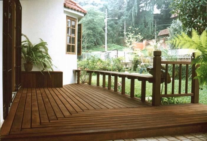 Chengal deck at terrace
