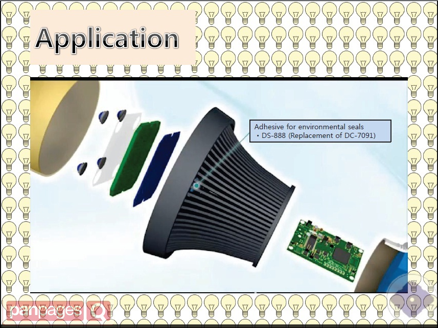 Application of LED Bulb Adhesive 7