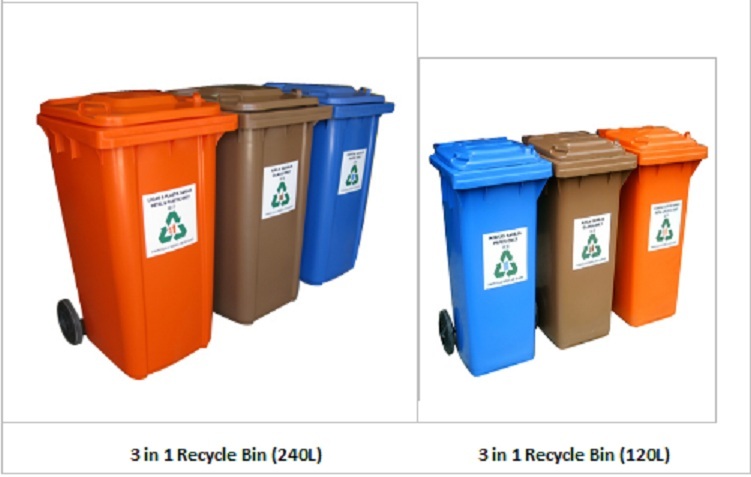 3 in 1 Recycle Bin