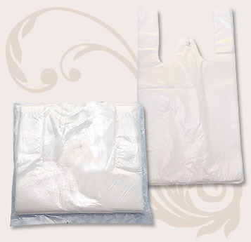 White HDPE Plastic Bag 