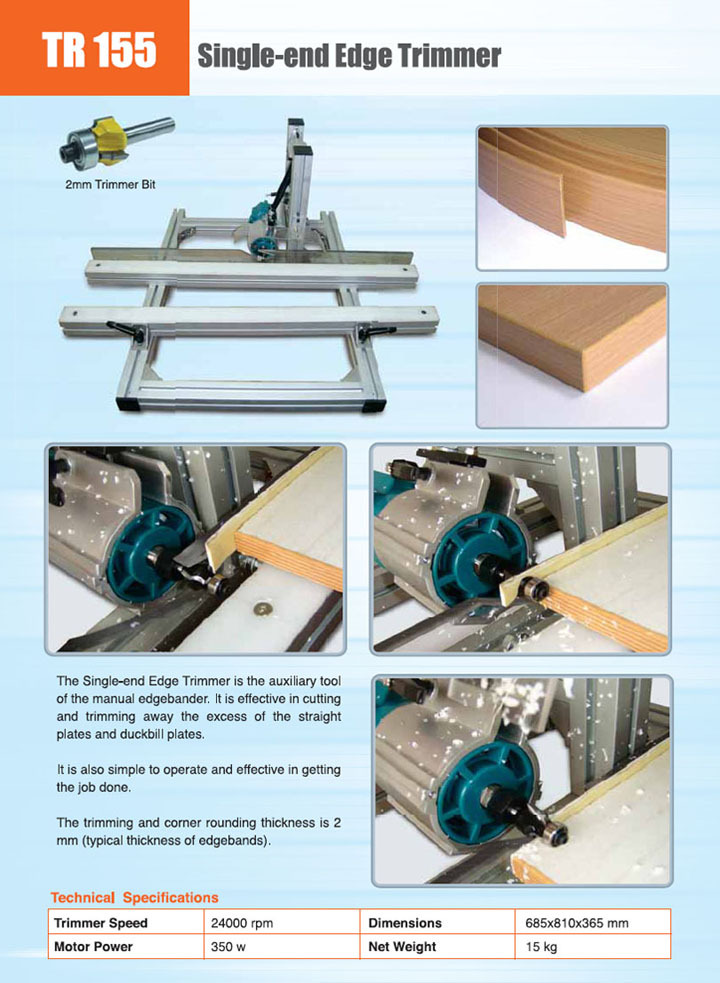 single end edge trimmer