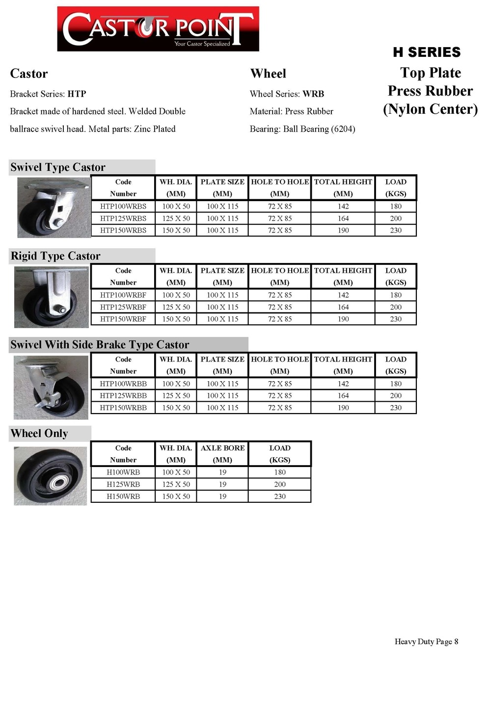 Heavy Duty Press Rubber
