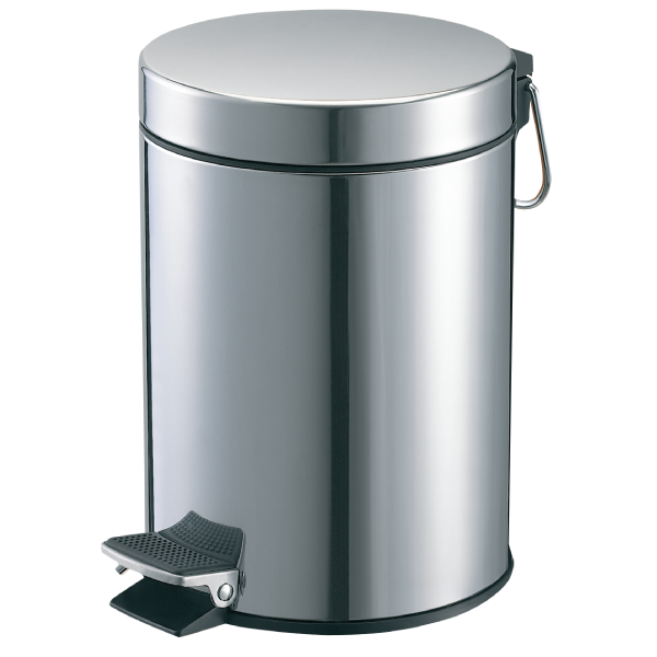 Stainless steel trash bin 12/20Lt