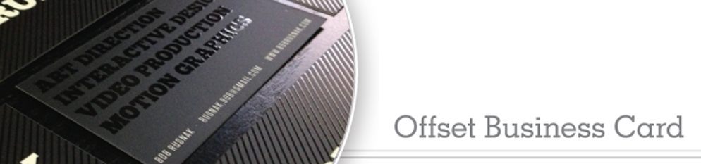 Offset Business Card