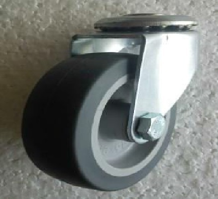 Light Duty Bolt Hole Grey Rubber