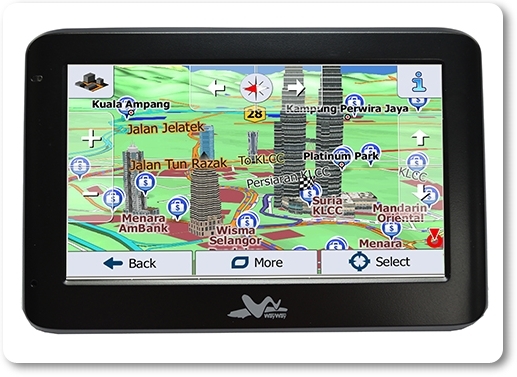 WayWay Q4035 GPS with iGO Primo