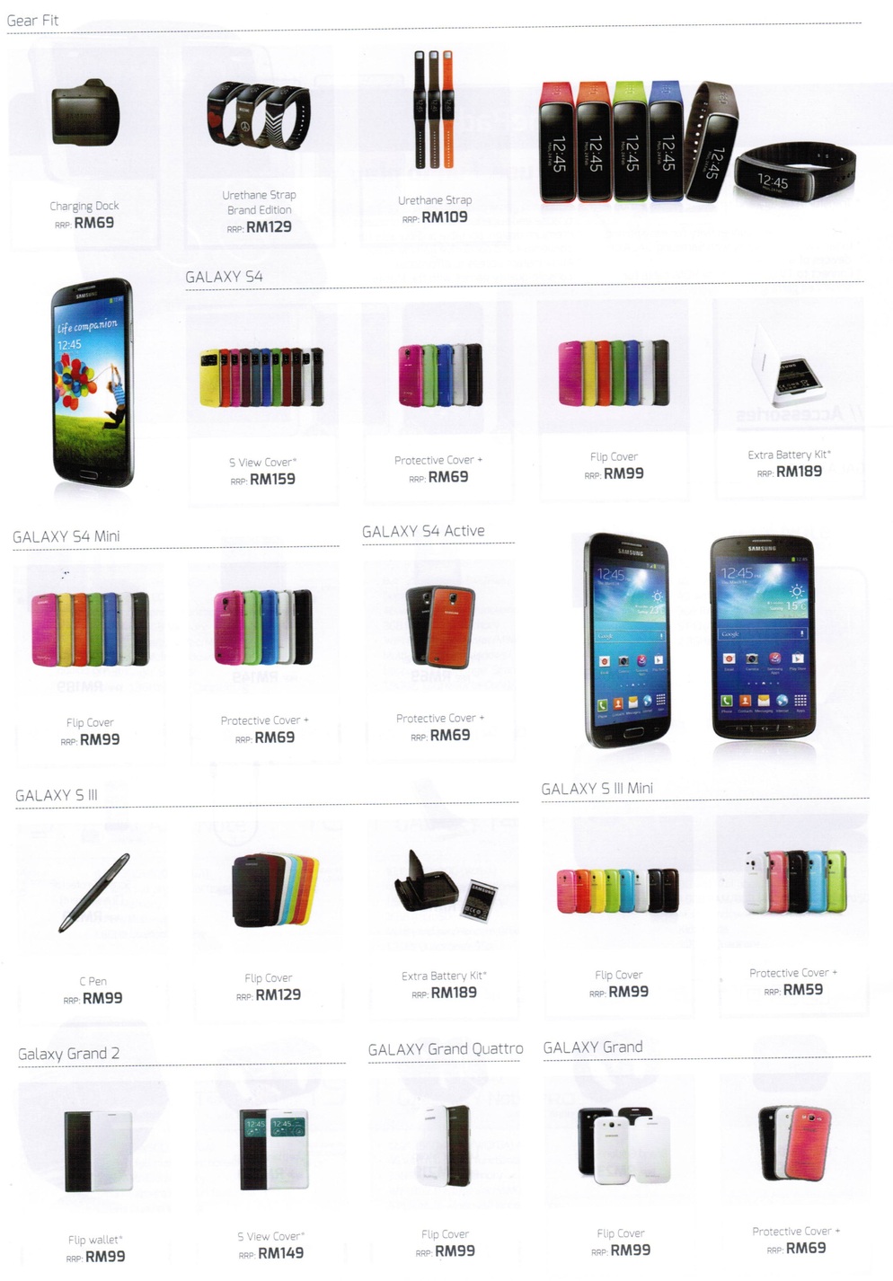 Galaxy S4/Mini/S3/Grand/Grand Quattro