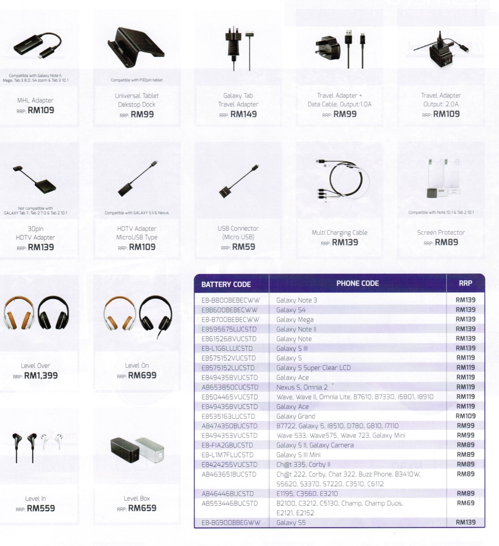 Accessories & Chargers