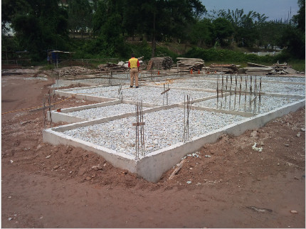 Applying Chemical Along the Ground Beams