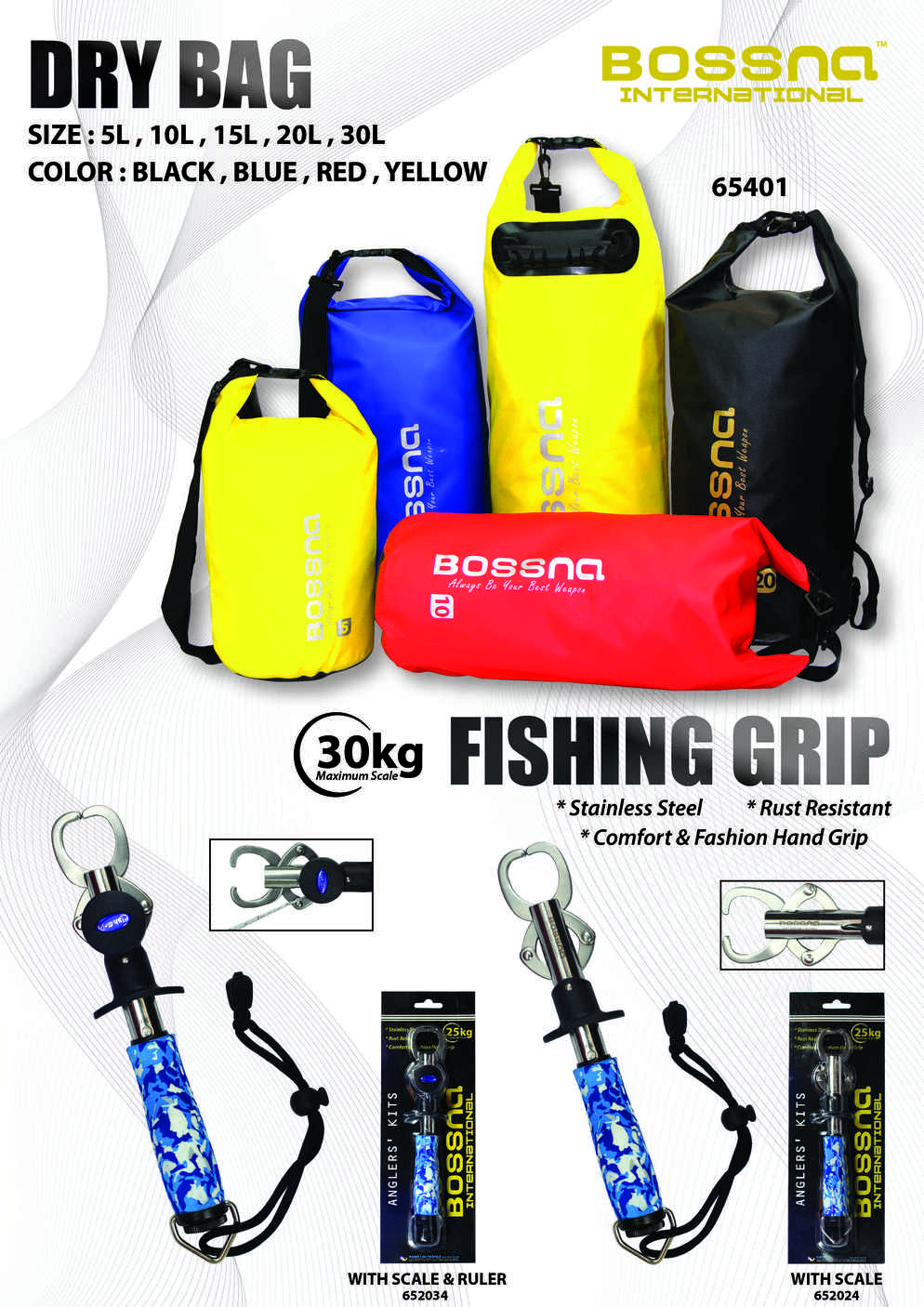 Dry Bag & Fish Gripper