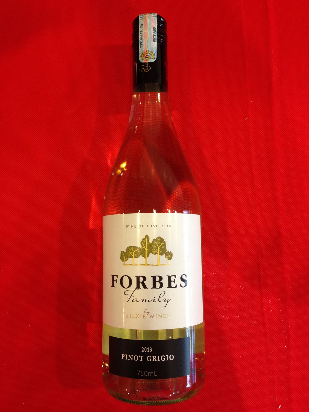 Forbes Family Pinot Grigio 2013