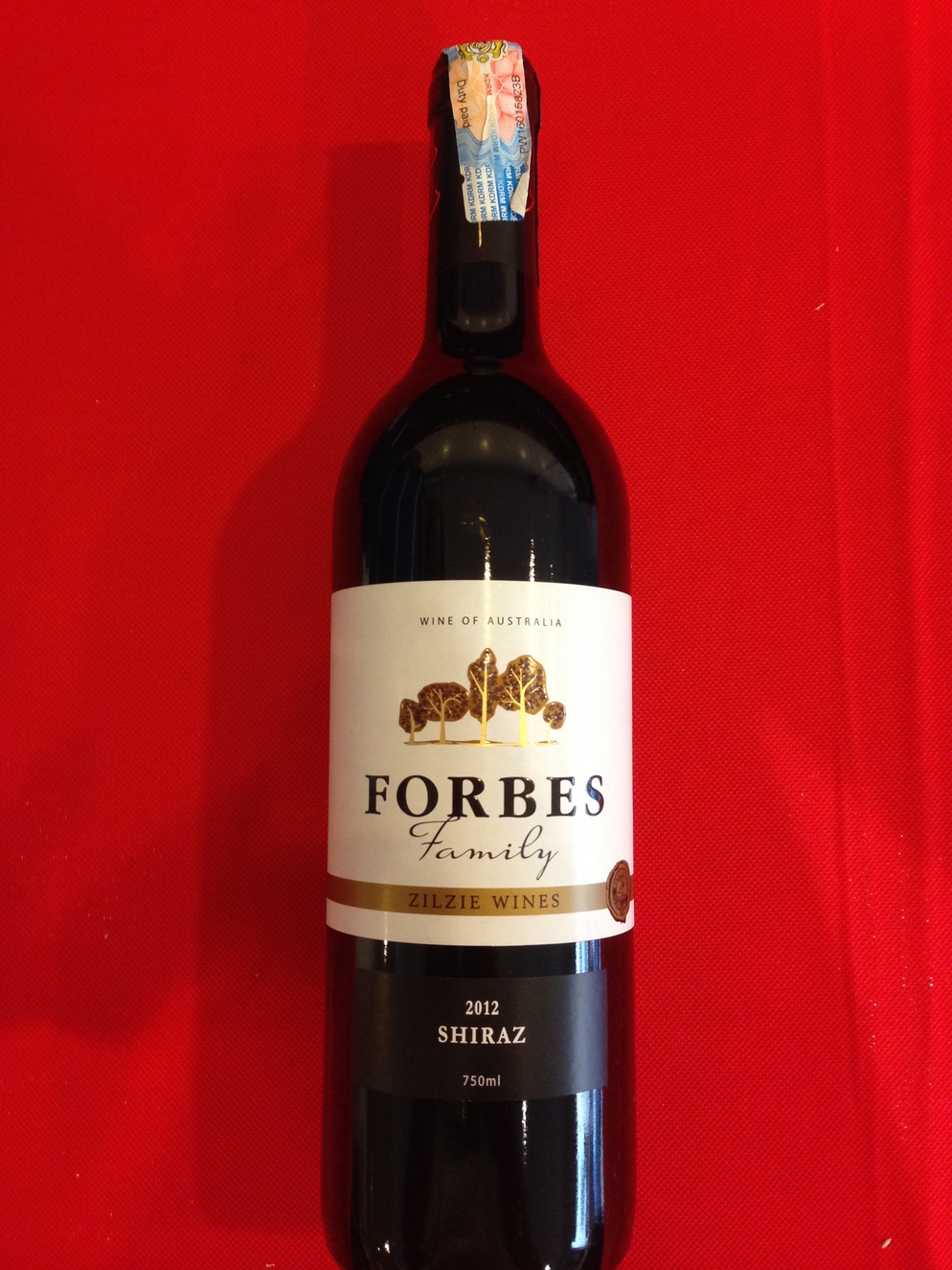 Forbes Family Shiraz 2012