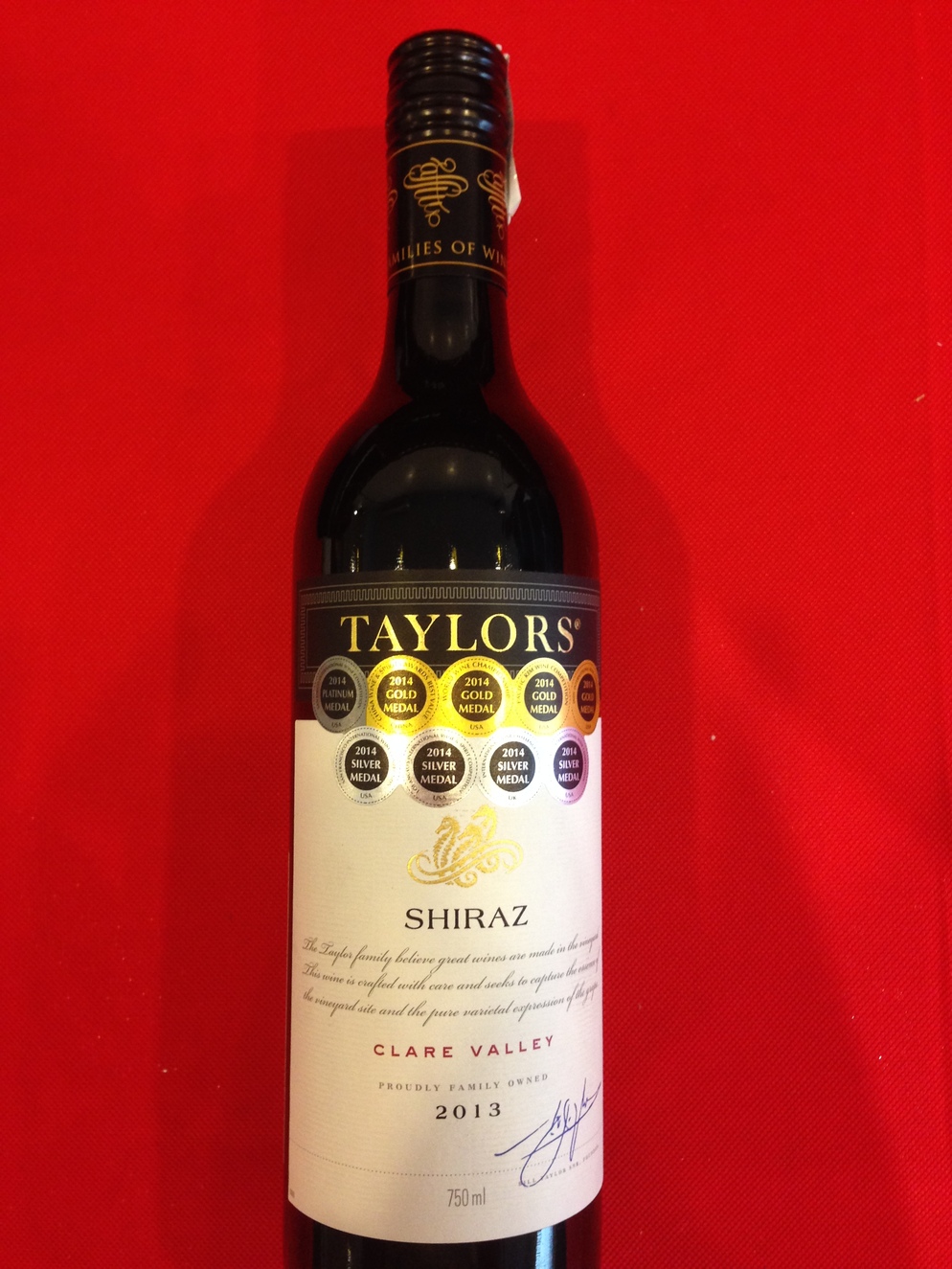 Taylor's Shiraz 2013