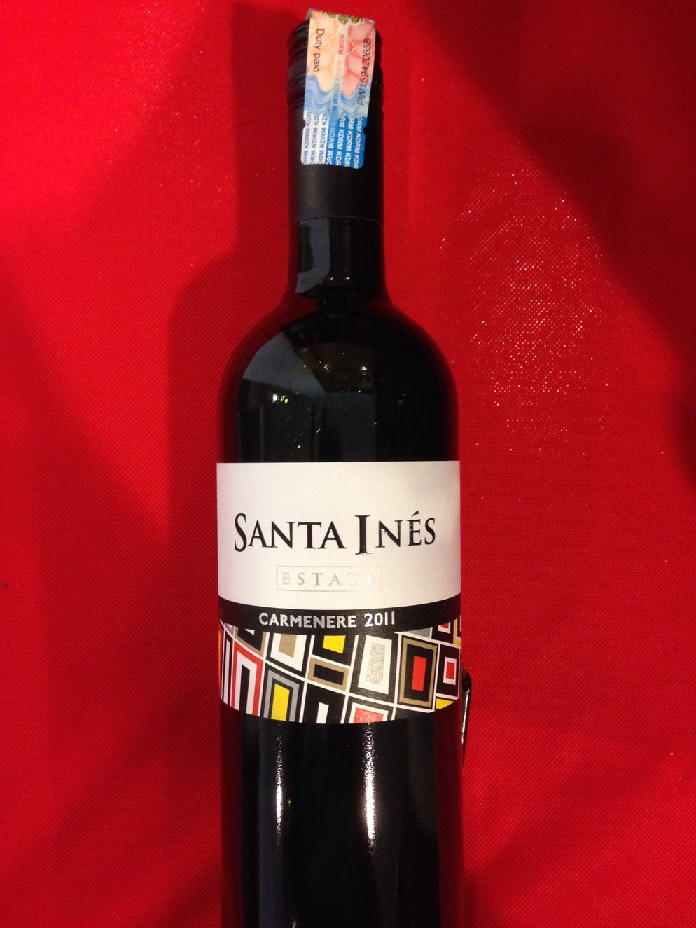 Santa Ines Estate (Carmenere) 2011